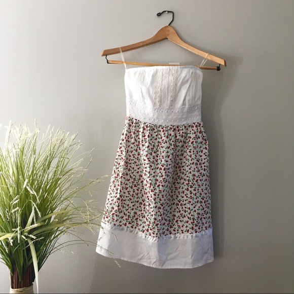 Speechless Dresses & Skirts - Speechless Strapless Cherries Summer Dress